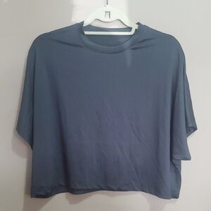Women's Gray Crop Top Size XXL